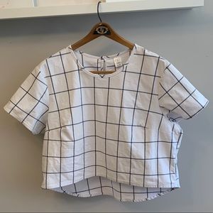 Nettle’s Tale Mayne Windowpane Blouse
